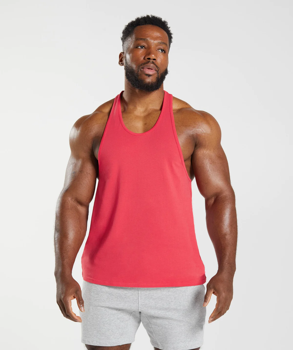 Stringer Tank Top Slim Fit (Red)